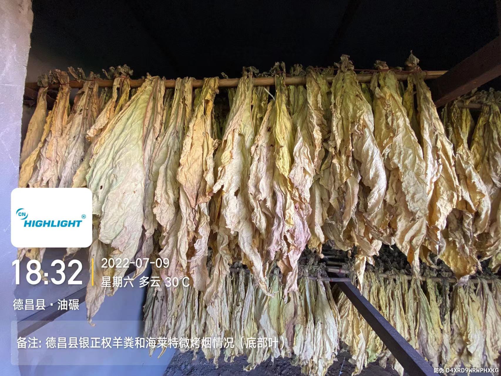 Effect on tobacco